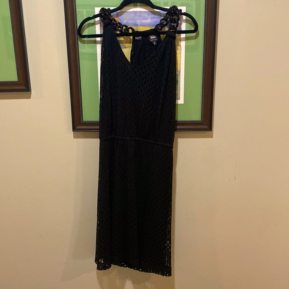 Black cocktail dress